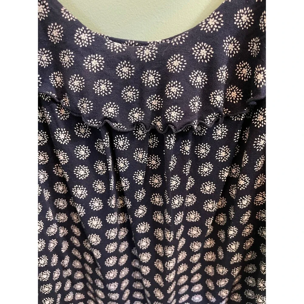 Ann Taylor Loft Navy Blue top -size XS